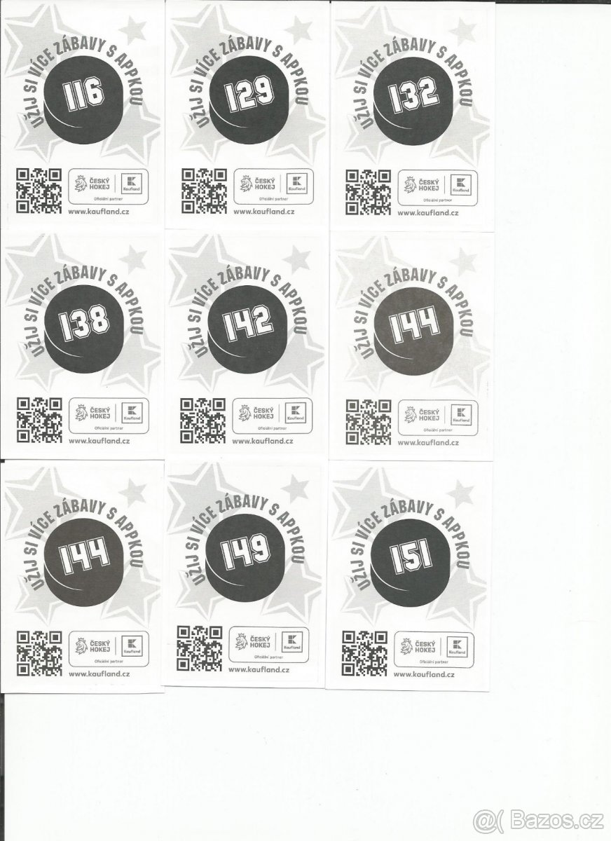 samolepky Kaufland hokejové legendy - 3