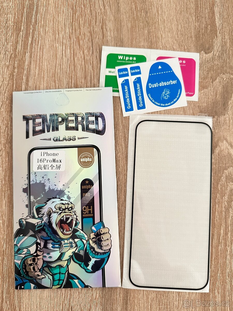 Sklo na iPhone 16/16 pro/ 16plus/ 16 promax Full-Cover - 3