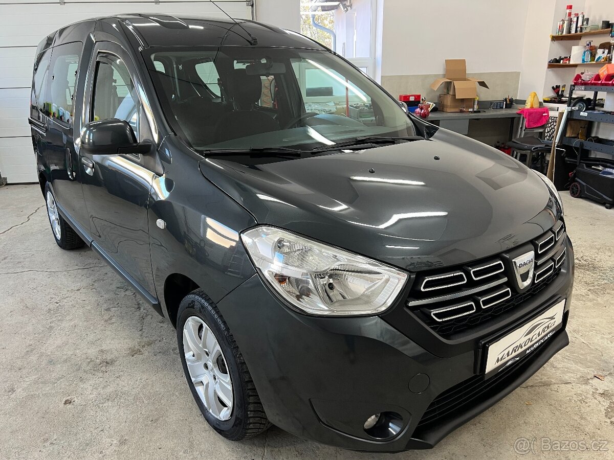 Dacia Dokker 1.6i 75KW 1.MAJITEL SERVISKA TEMPOMAT TAŽNÉ ZAŘ - 3