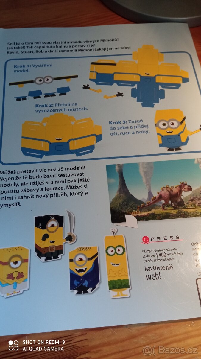 Mimoni - vystřihovánky + mini lego - 3