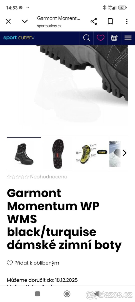 dámské zimní boty Garmont vel. 39 - 3