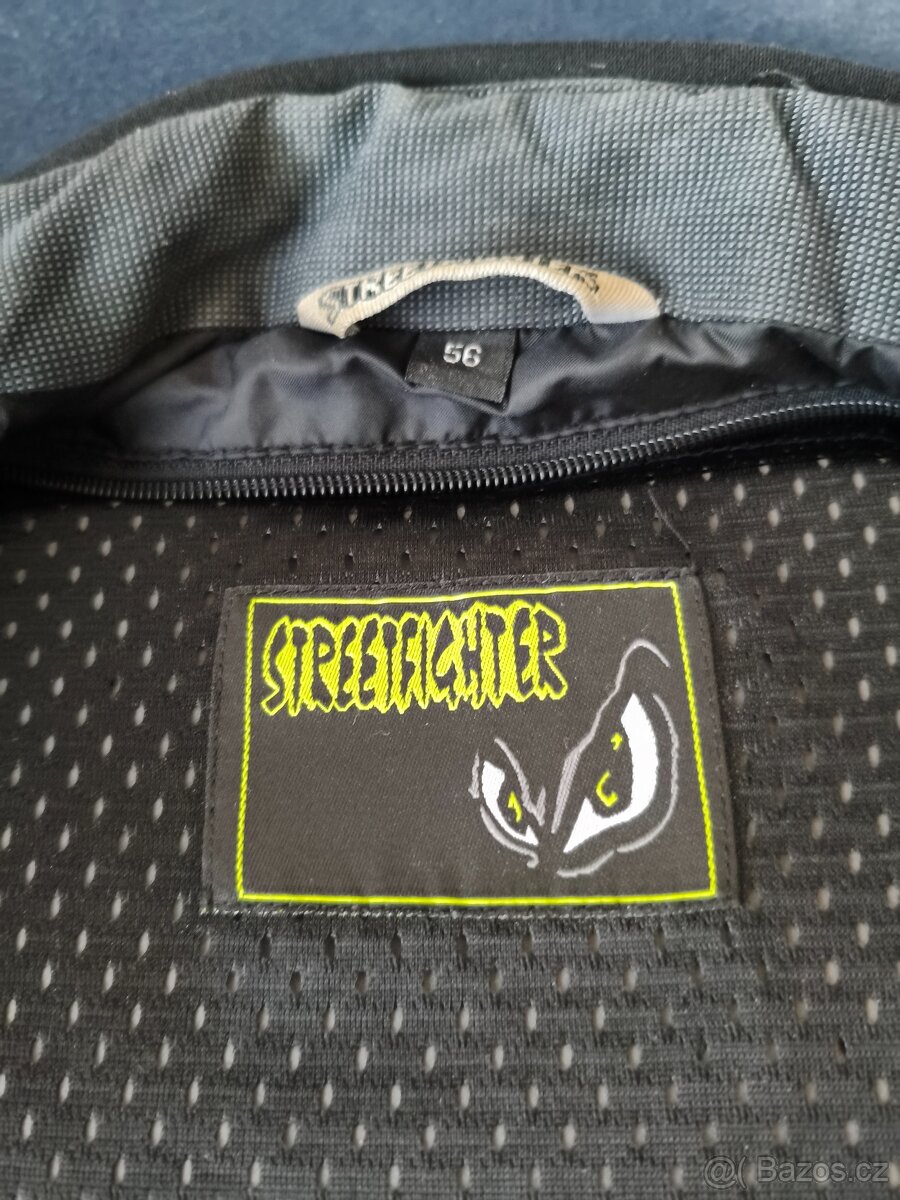 Moto bunda STREEFIGHTER VEL.56 - ČERNÁ - 3