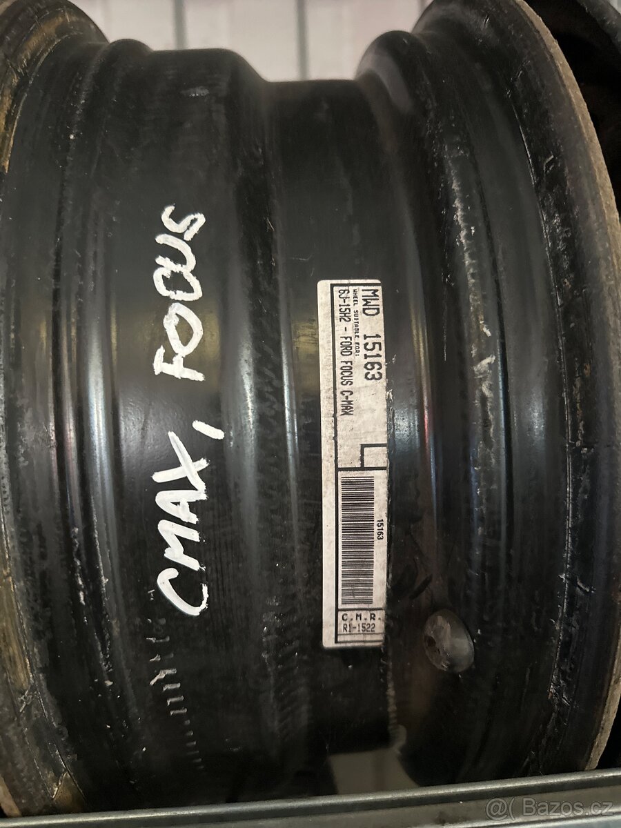 Sada 4ks plechových disků Ford Cmax Focus - 3