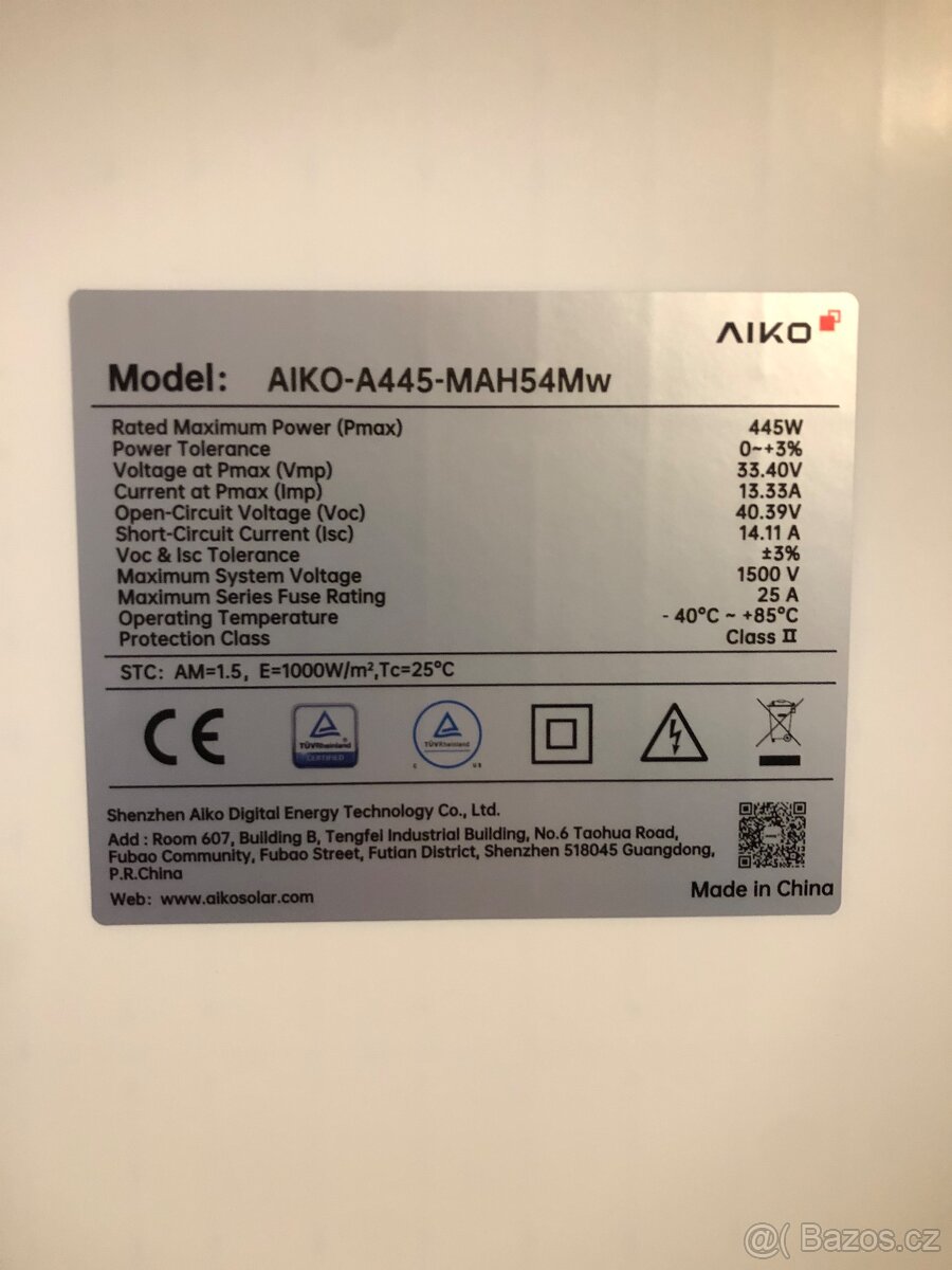 Solární panel AIKO 445W Black frame - 3