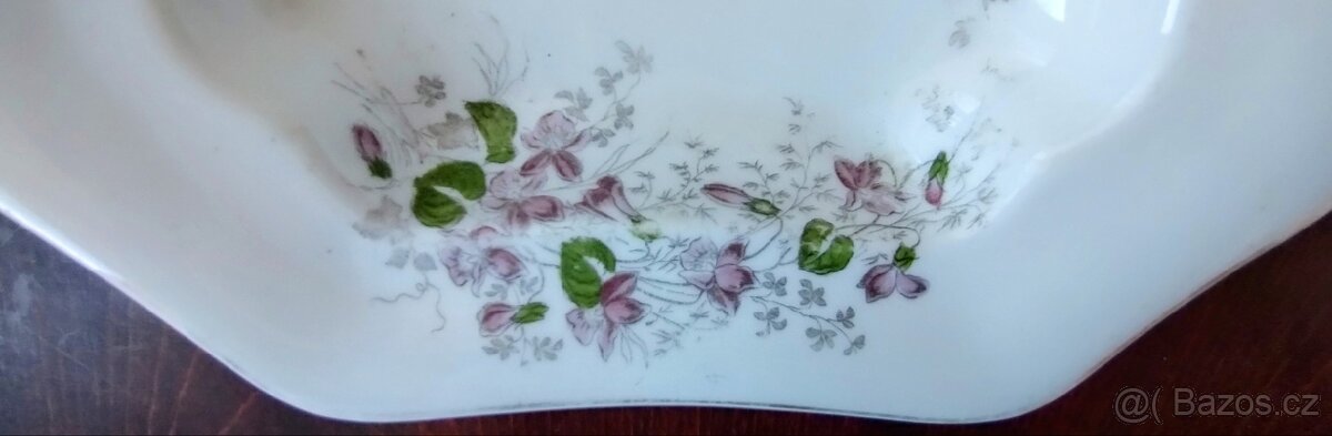 Antik mísa porcelánová - 3
