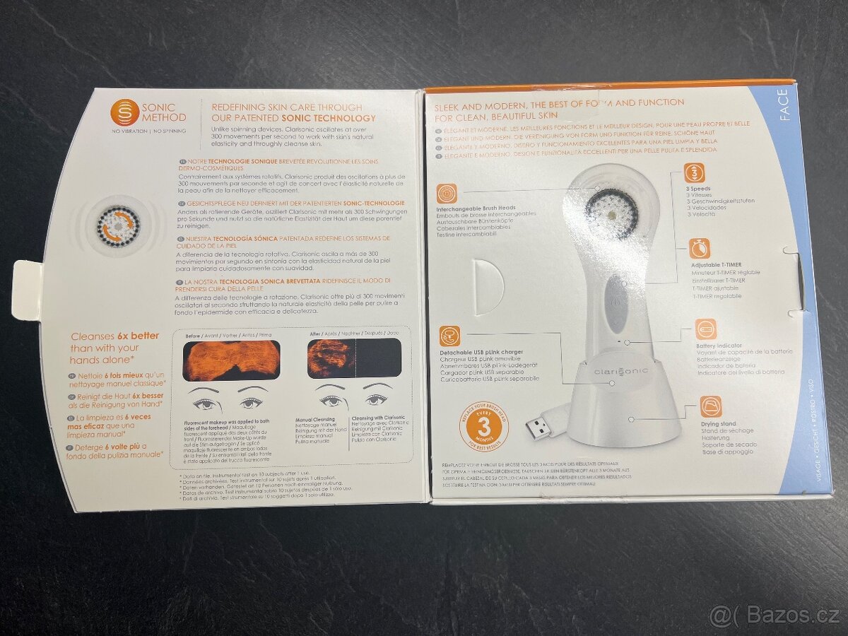 Čistící kartáček na pleť Clarisonic Aira Sonic - 3