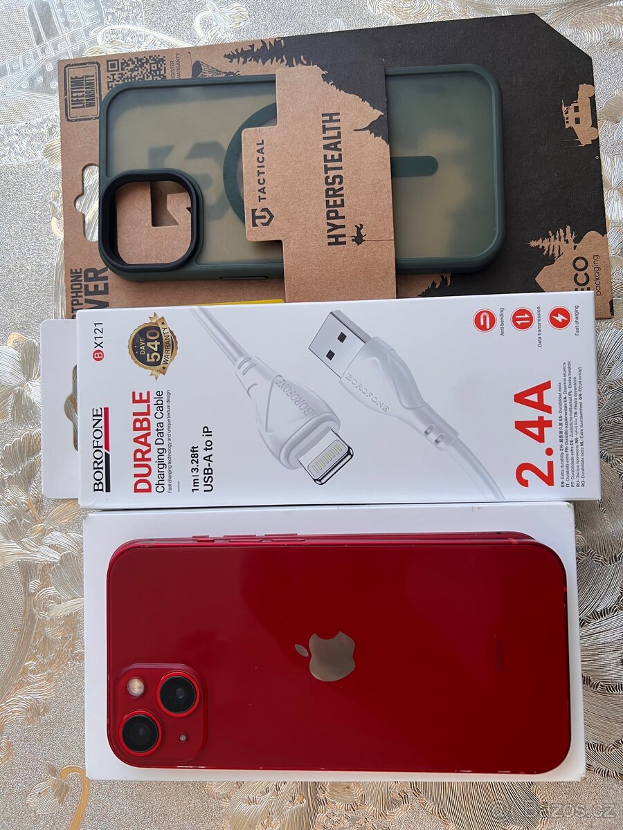Prodám Iphone 13 256gb (RED) - 3