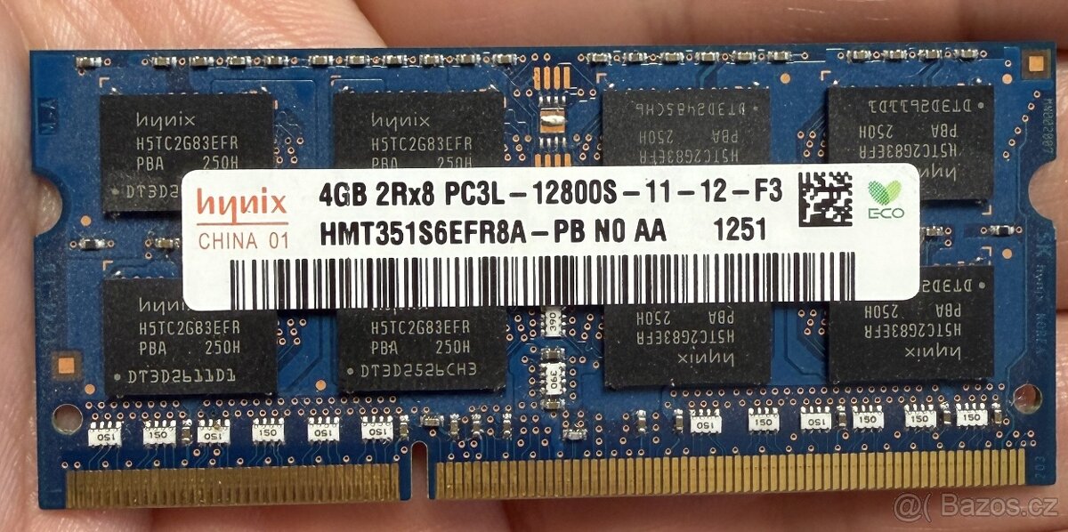 2x DDR3 4GB pro notebook - 3