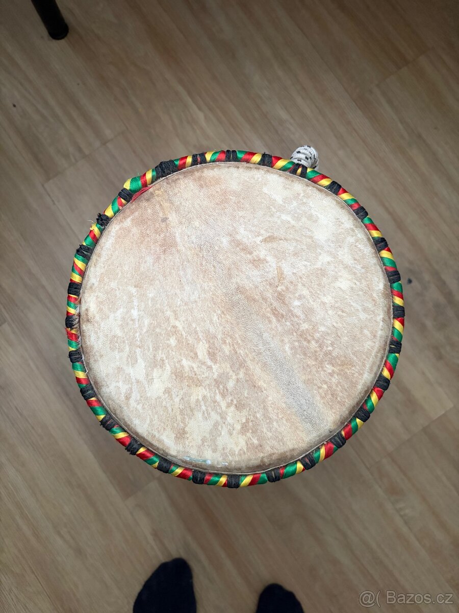 Ručně vyráběný buben djembe 50cm - 3