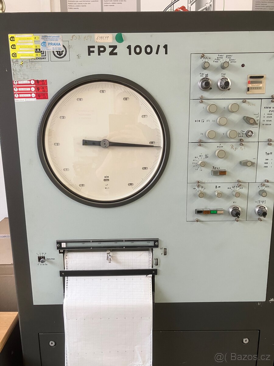 Univerzální zkušební stroj FPZ 100/1 - 3