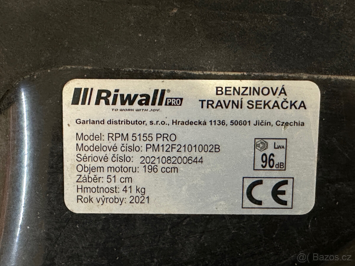 Benzínová sekačka Riwall PRO RPM 5155 PRO - 3