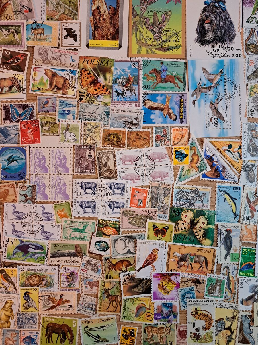 Sbírka známek fauna - 3