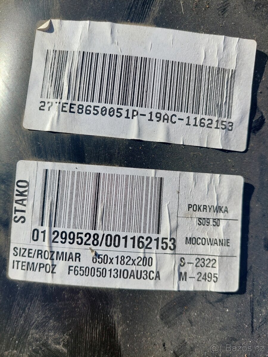 LPG nádrž STAKO 650x182x200, 50L.. - 3