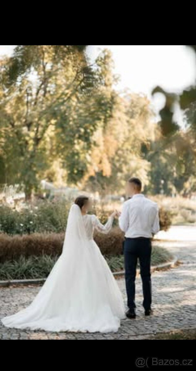 Prodám svatební šaty manželský - 3