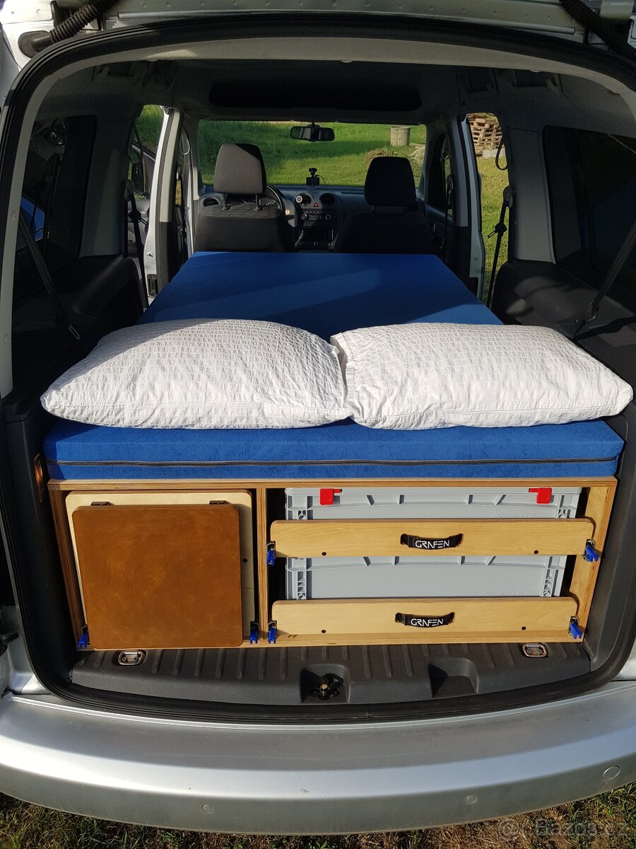 Obytná vestavba, camping box VW Caddy Maxi - 3