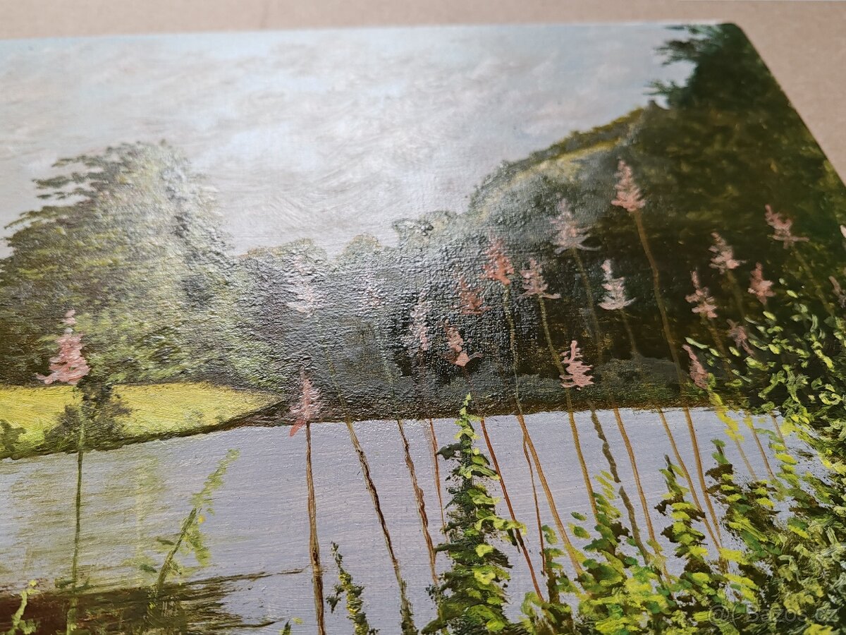 Ručně malovaný obraz bez rámu - 3