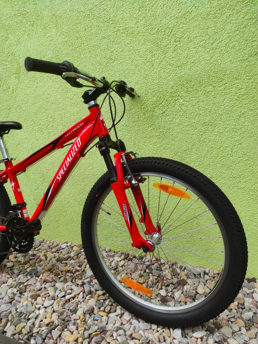Značkové dětské kolo SPECIALIZED 24" (červená) - 3