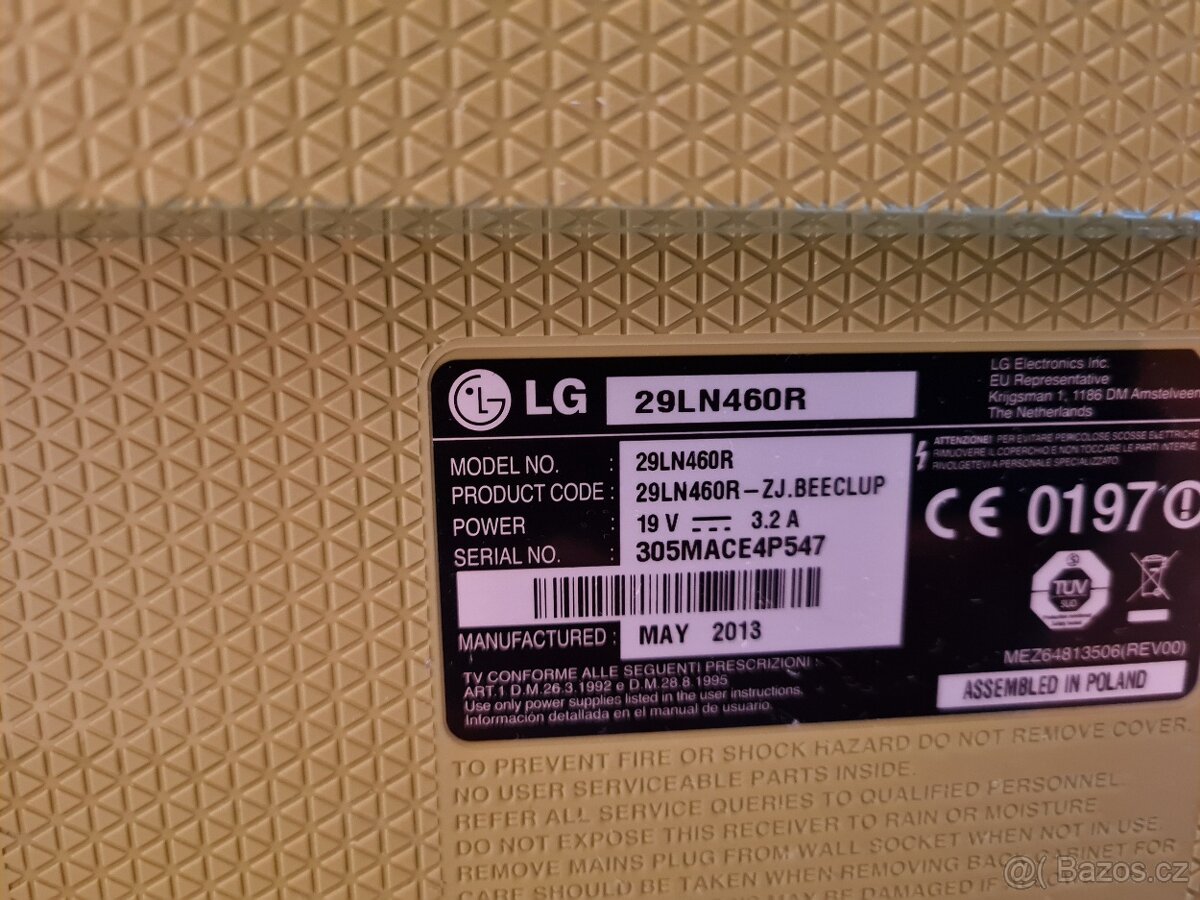 Prodám LG TV 29LN460R - 3