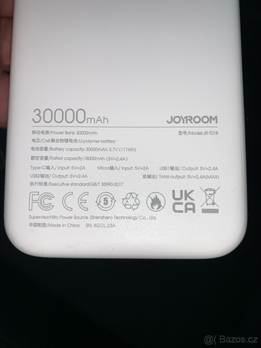 Powerbanka 30 000 mAh - 3