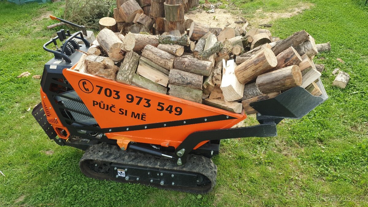 Samonakládací pásový minidumper - 3