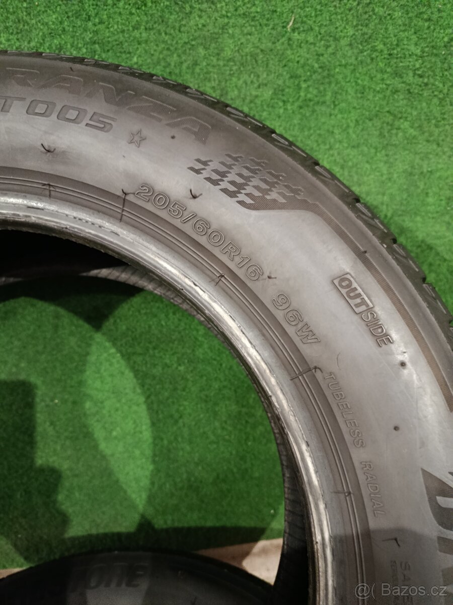 2ks letni 205/60/16 Bridgestone - 3