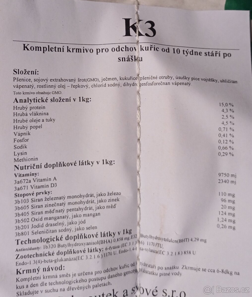 Krmné směsi - 3