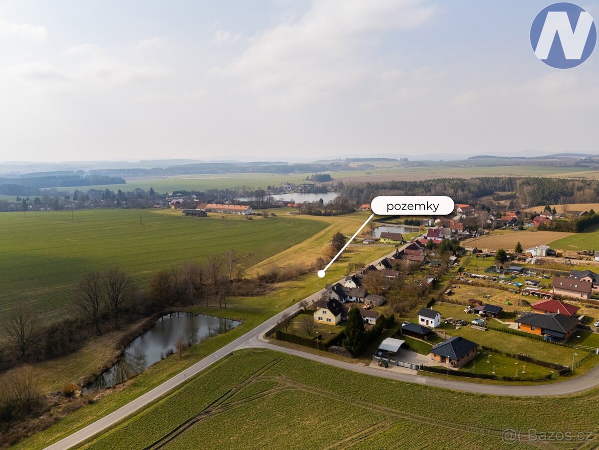 Prodej stavebních parcel v Borovanech u Milevska - 3