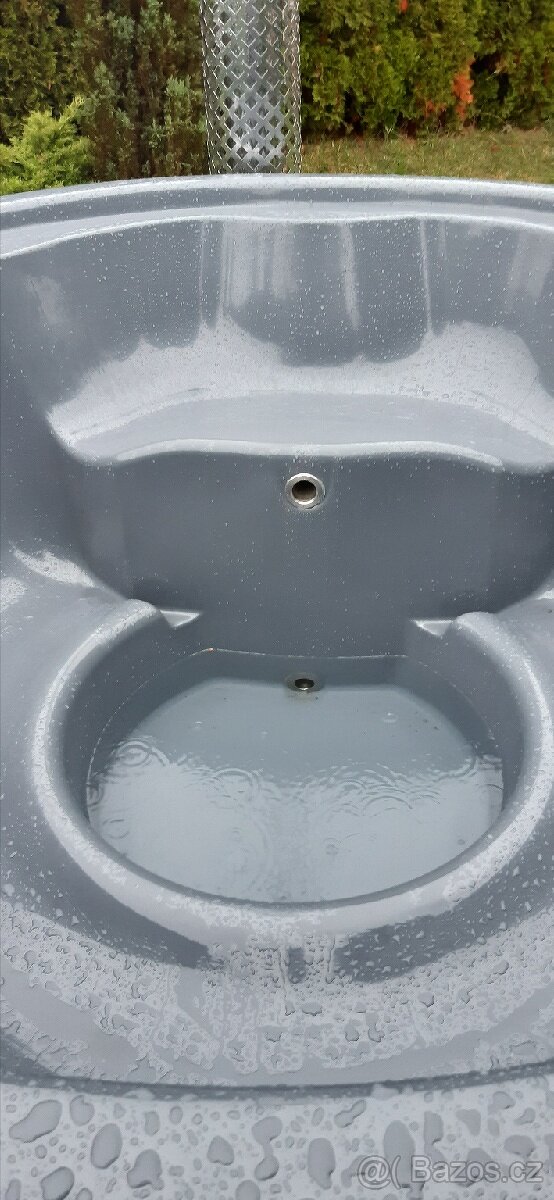 Prodám koupací sud ,finskavana. sklolaminatova vložka 180 cm - 3