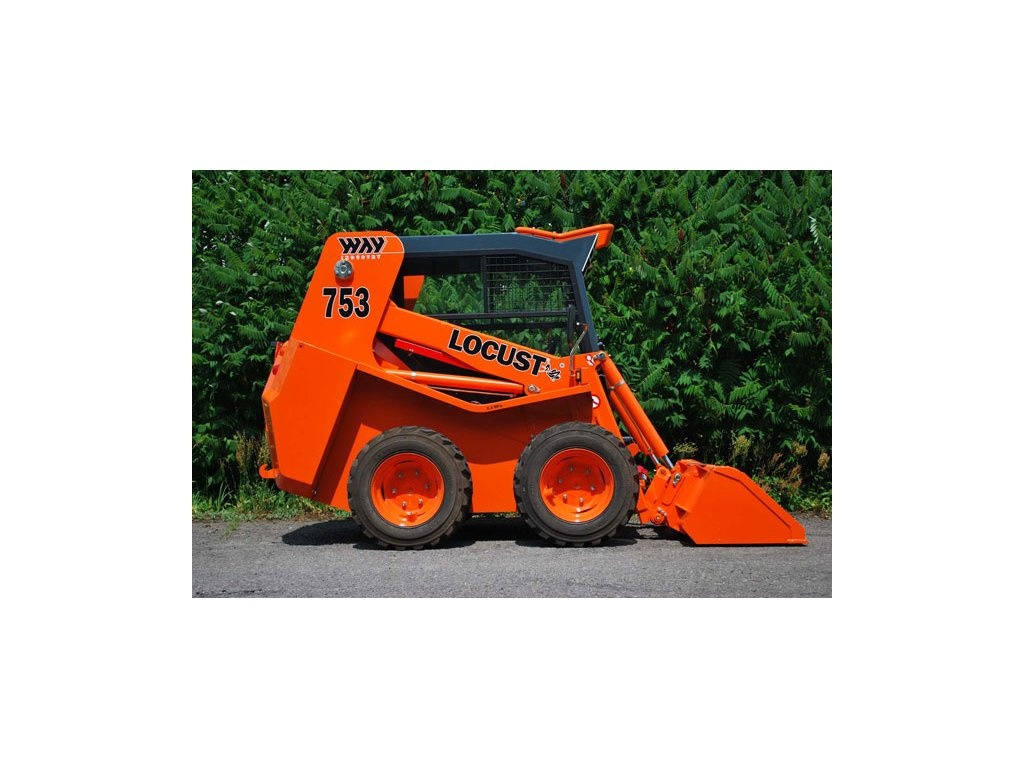Locust 753 power, smykem řízený nakladač, minibagr, bobek - 3