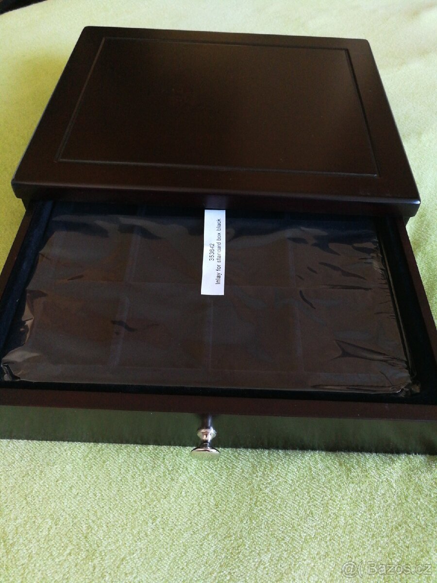 Dřevěná etuje na mince - šuplík - 3