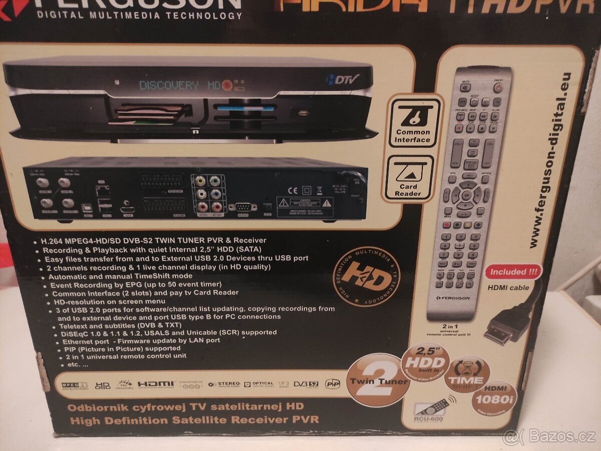 Ariva tt HD satelitní přijímač - 3