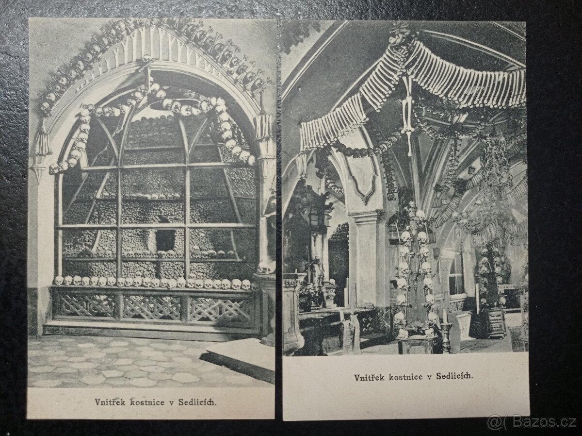 Pohlednice Kutná Hora- Sedlec Interiér kostnice, - 3