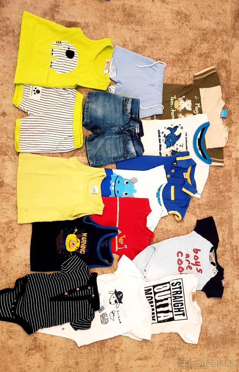 Balík oblečení na kluka 9 měsíců – 2 roky cca 70 kusů - 3