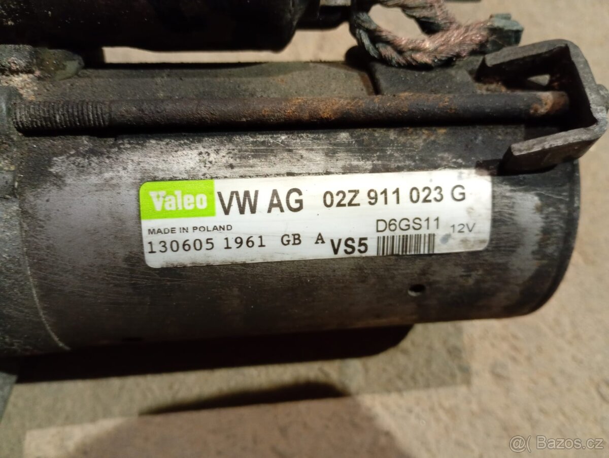 VW,Škoda TDI,FSI,TSI - startér 02Z911023G - 3