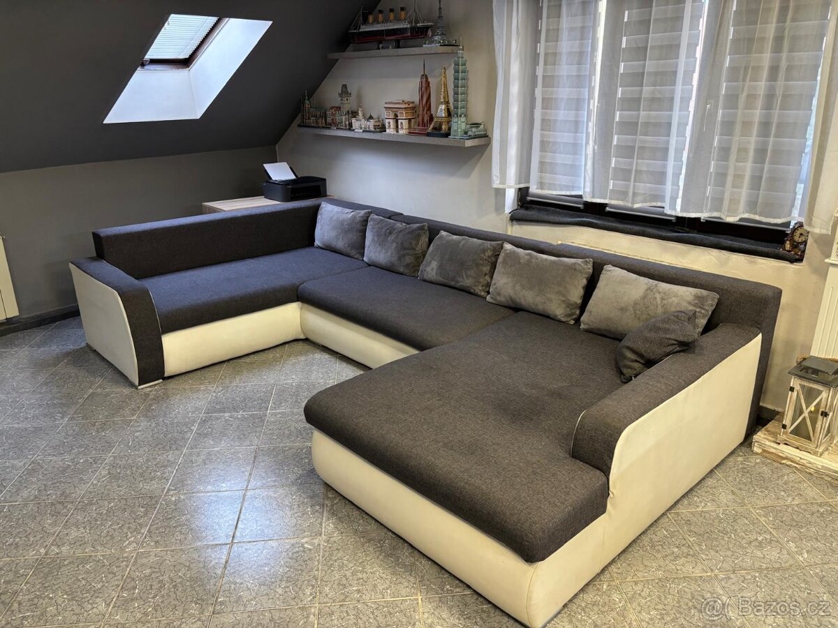 Rozkládací sedačka do U - 3