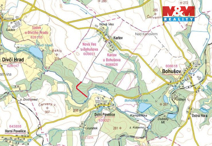 Prodej pozemku, 3520 m², Bohušov - 3