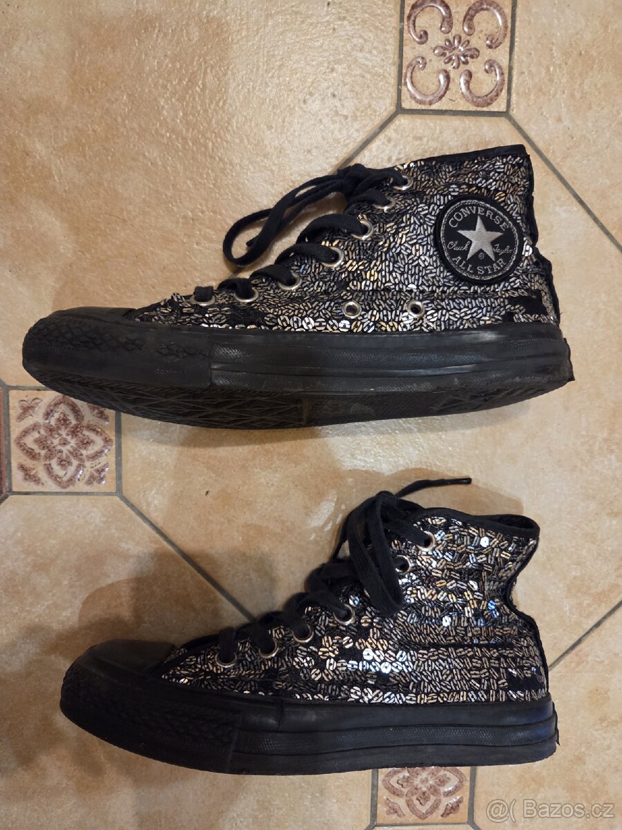 Converse boty flitrované - 3