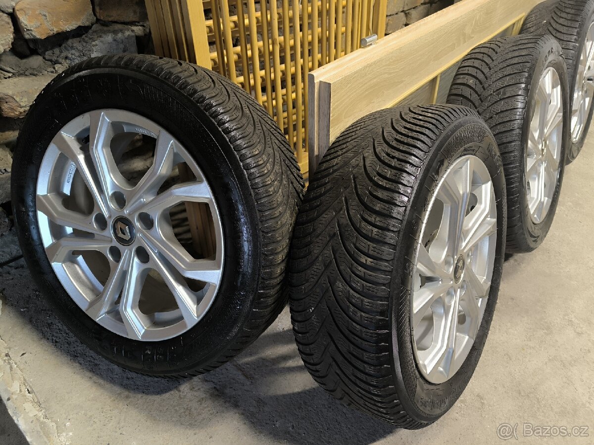 ALU kola Renault Megane 5x114,3 r16 Originál,zimpneu91%+TPMS - 3