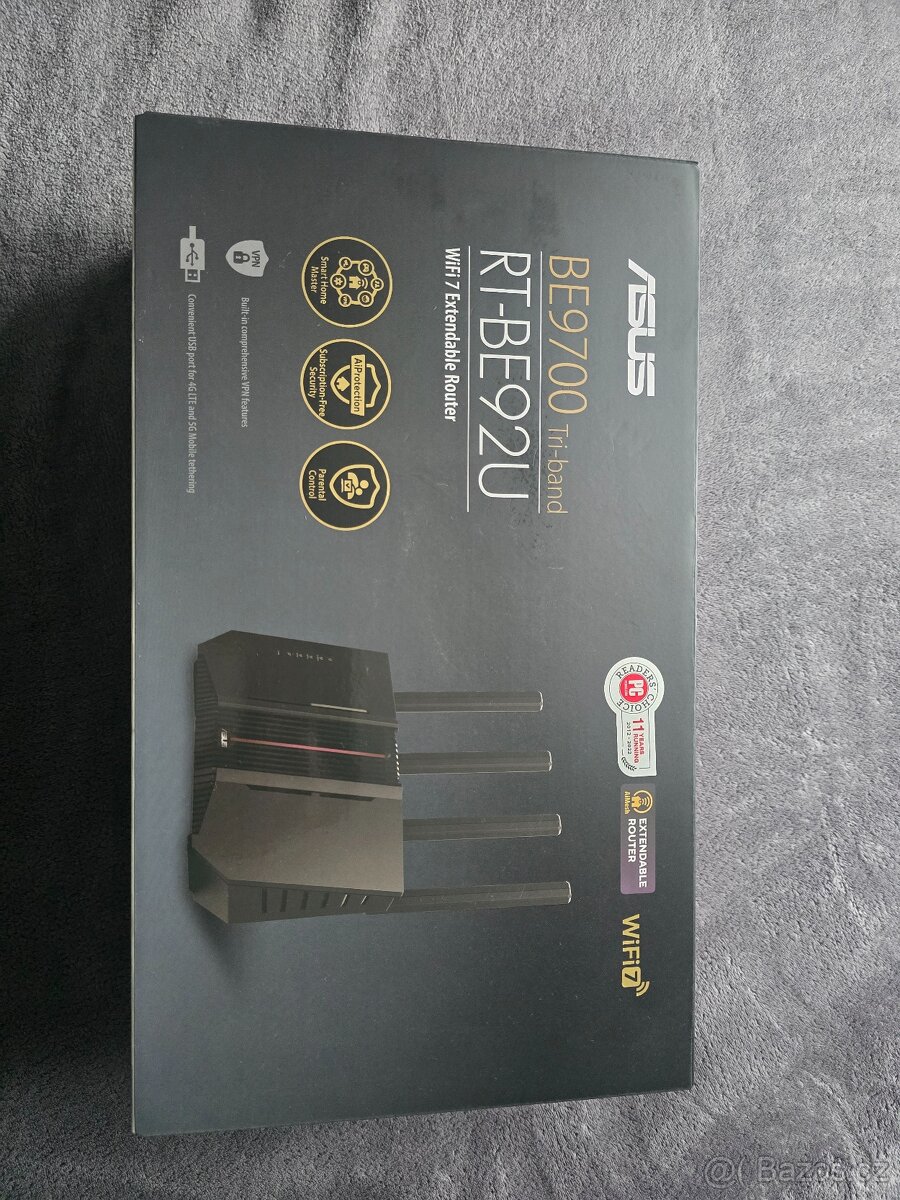 ASUS RT-BE92U - router wifi 7, skoro novy, v zaruce - 3