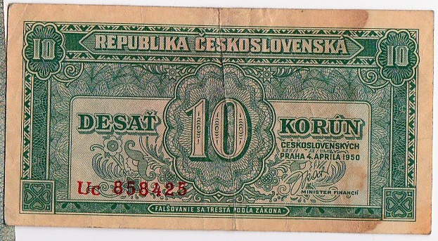 Bankovky Československo poválečné - 3