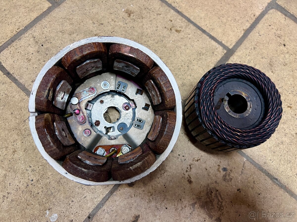 ČZ RIKŠA 175 / 505 ZAPALOVÁNÍ 4 VÝVODY - 3