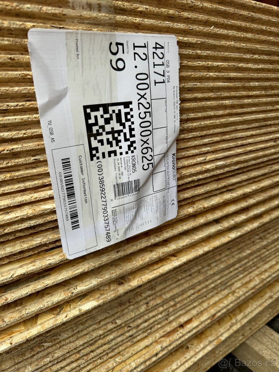 OSB desky Kronospan P+D - 3