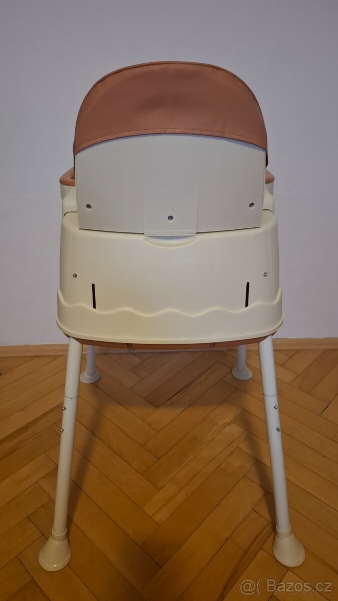 Jídelní židlička PupyHou 3v1 hnědá - 3