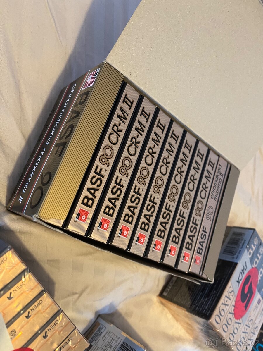 Kazety BASF TDK SONY MAXELL NOVÉ - 3