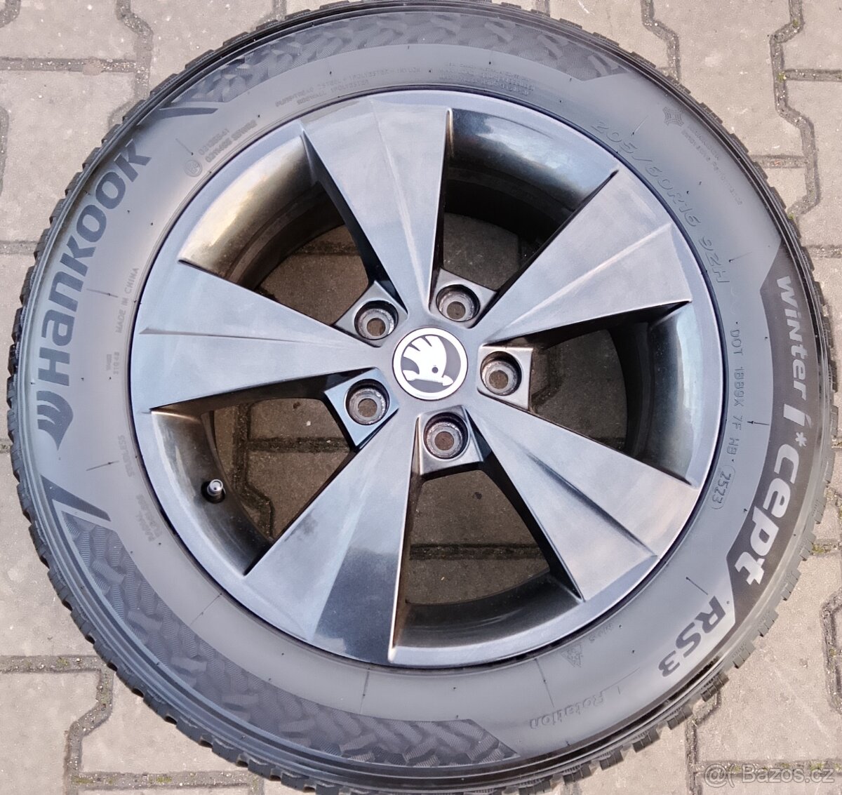 Zimní alu disky originální Škoda Octavia IV 5x112 R16 - 3