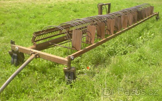 Pohrabáč shrnovač vozík vlek vlečka - 3