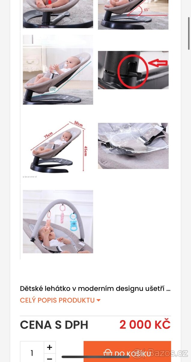 Houpací lehátko - 3