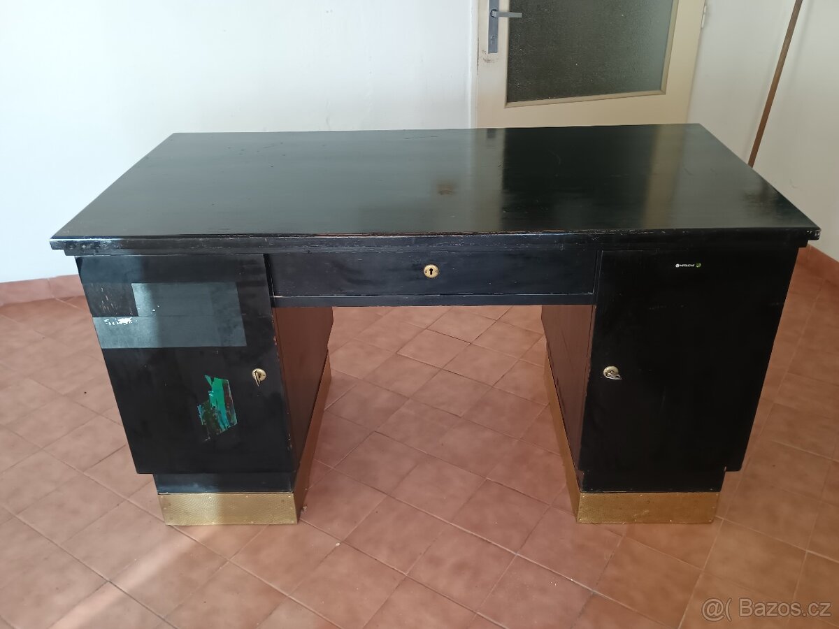 Starý úřednický psací stůl - 3