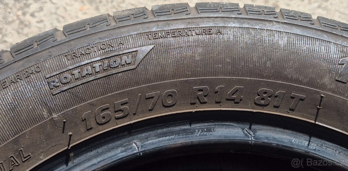 Letní pneu 165/70 R14 - 3