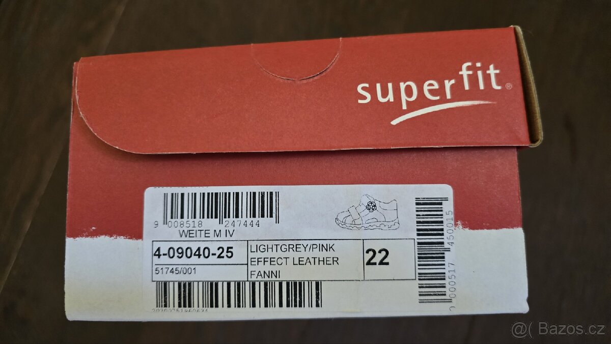 Dívčí sandály FANNI Superfit 4-09040-25 vel. 22 - 3